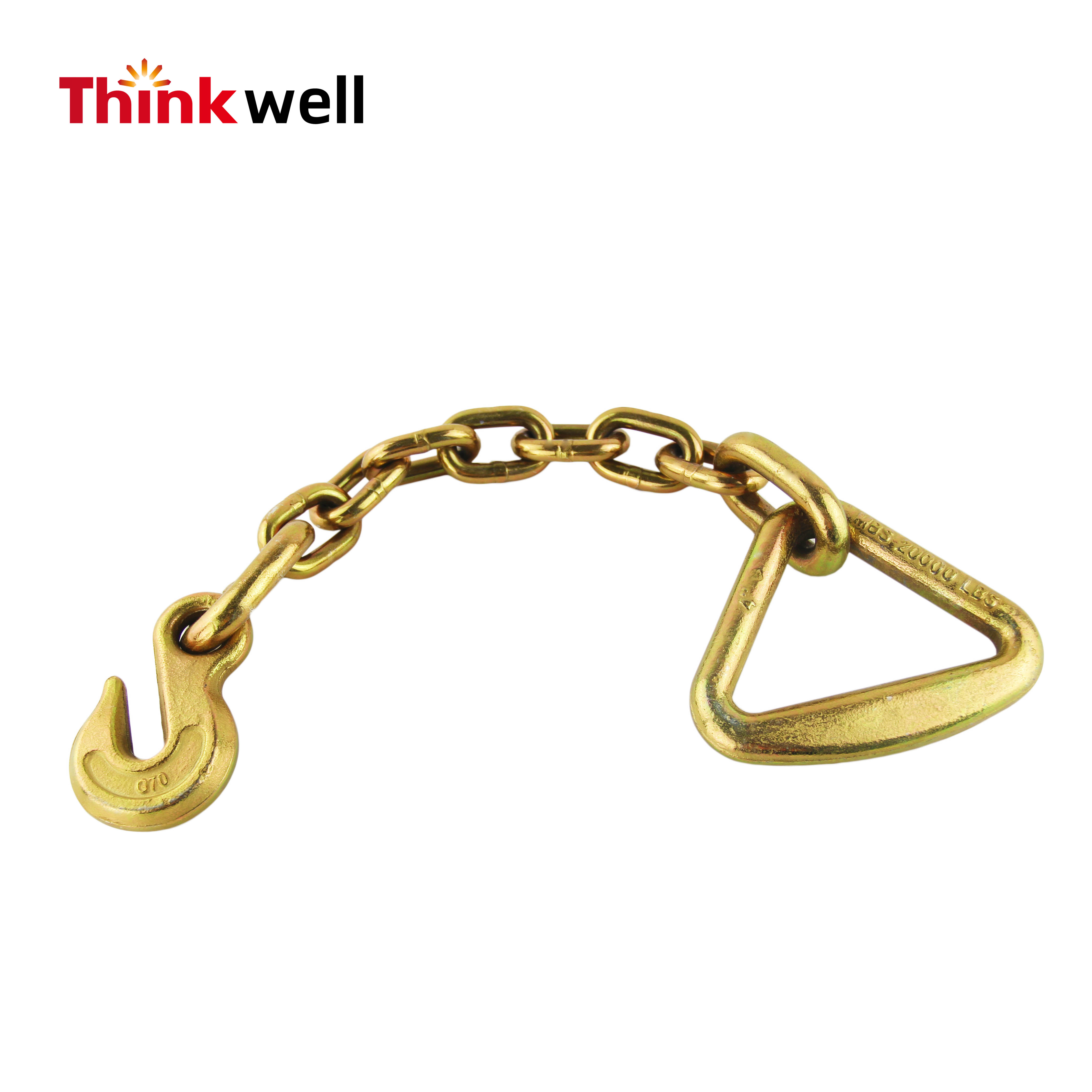 Grade 70 Triangle Ring Chain Sling with Eye Grab Hook