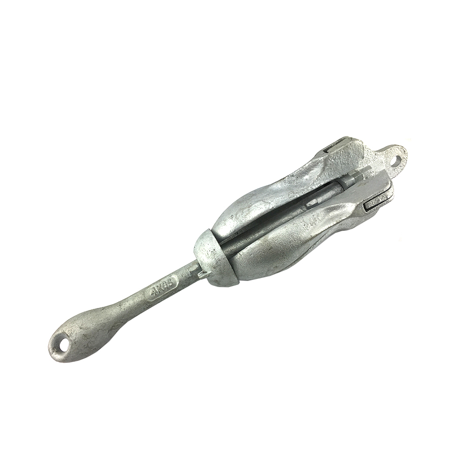 Top Quality Type A Malleable Hot DIP Galvanized Folding Grapnel Anchor 
