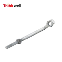 High Quality Electric Power Carbon Steel Twin Eye Anchor