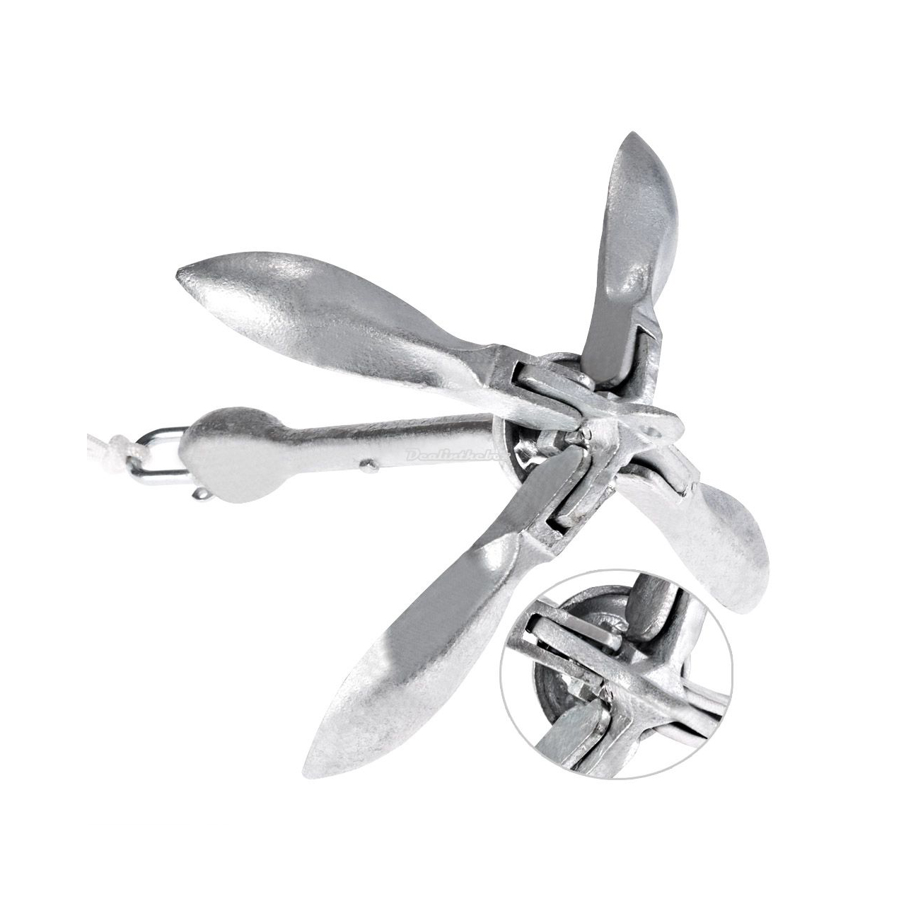 Top Quality Type B Malleable Hot DIP Galvanized Folding Grapnel Anchor 