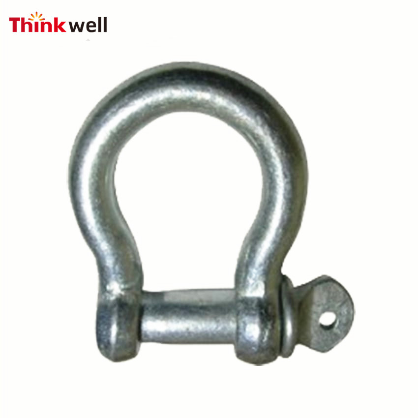 Forged Galvanized BS 3032 Large Bow Shackle 