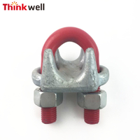Galvanized Drop Forged US Type Malleable G450 Wire Rope Clip