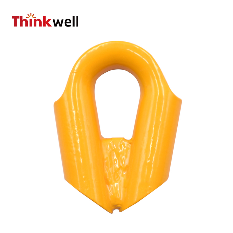 Heavy Duty Powder Coated Synthetic Rope Thimble with Gusset from China