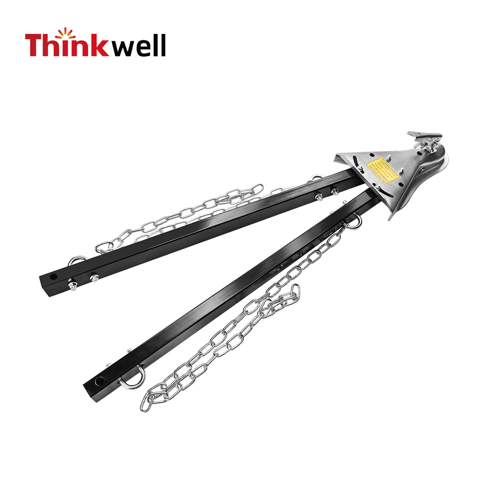 5000LBS Adjustable Universal Tow Bar with Safety Chains